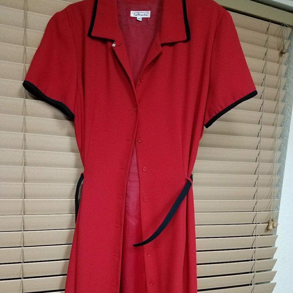 TALBOTS Red long dress